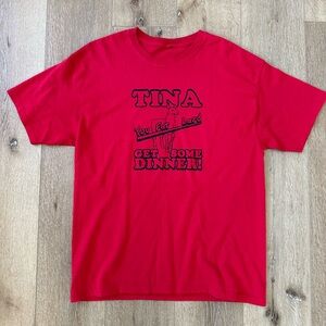 Neapolitan Dynamite Tina the llama tee